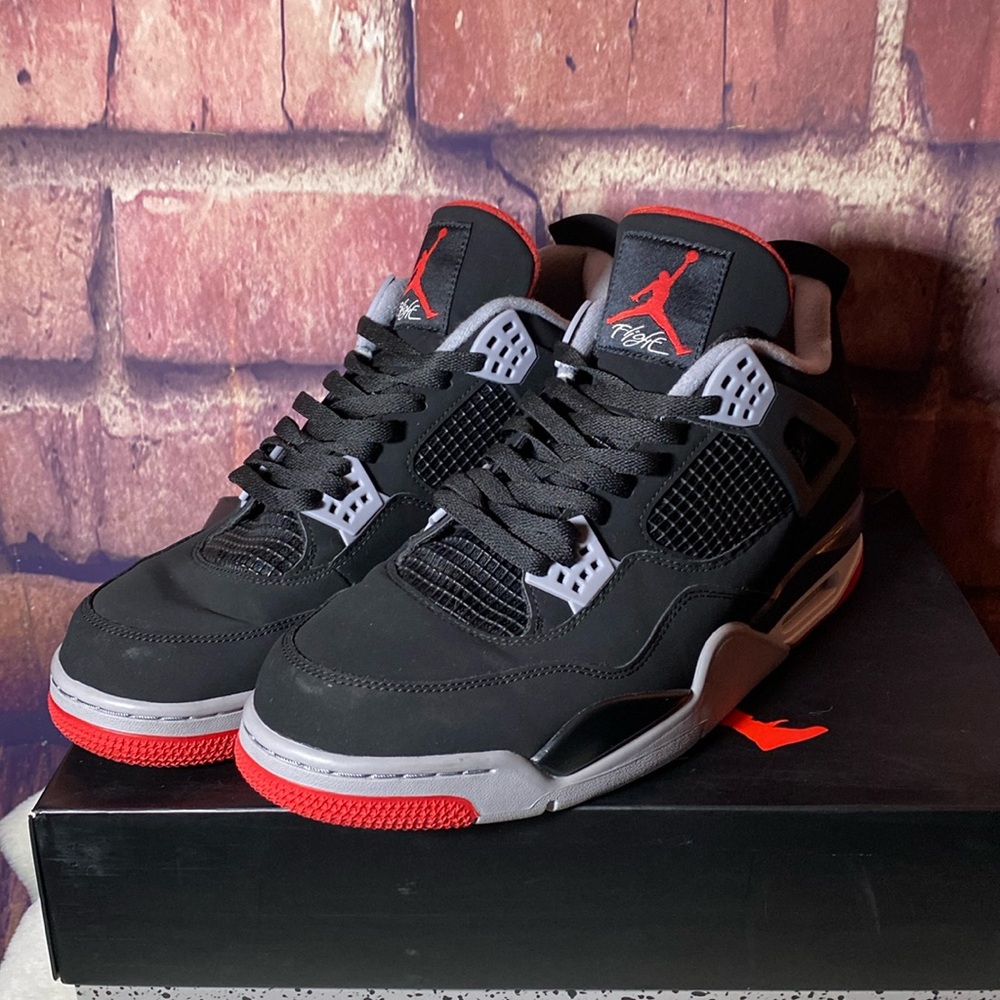 Jordan 4 Bred Red & Black - 14